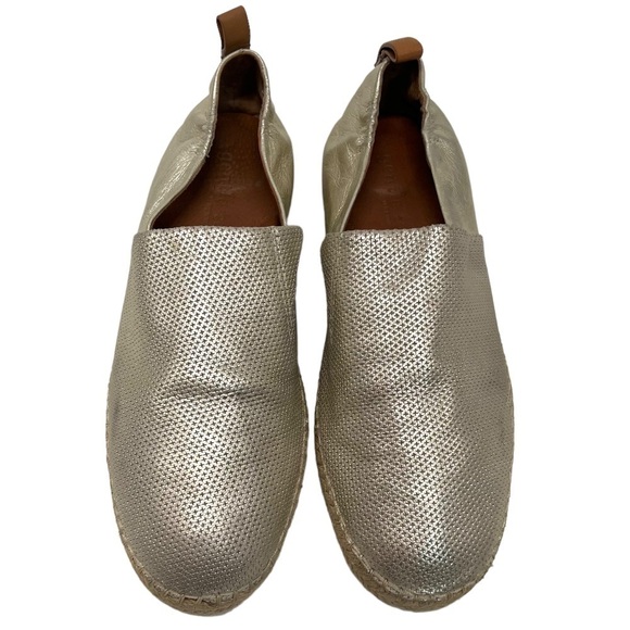 Gentle Souls Lara A-Line Sport Leather Gold Slip On Comfort Espadrilles Womens 9 - Picture 3 of 13